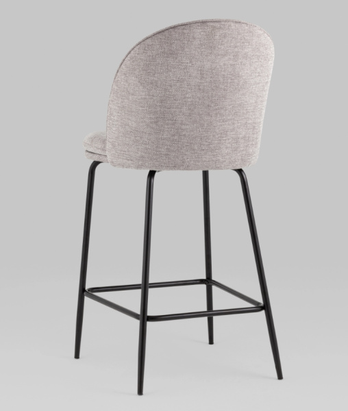 Стул полубарный Echo светло-серый