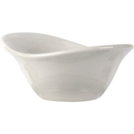 Салатник «Скейп»; фарфор; 110мл; D=13см; белый
