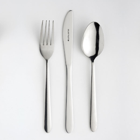 Ложка столовая «Модэна»; сталь нерж.; L=185/60,B=2мм; металлич.