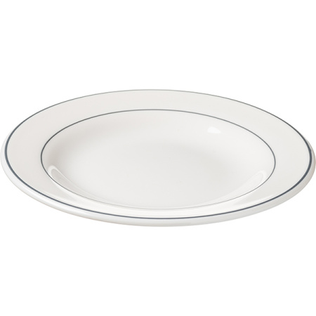 Тарелка пирожковая «Рисепшн»; стекло; D=15.5,H=1.5см; слон.кость,серый