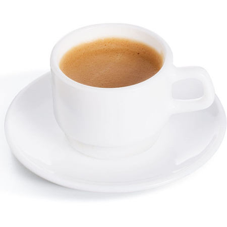 Блюдце «Ресторан»; стекло; D=11,H=1.5см; белый