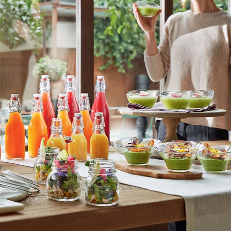 Салатник «Ариа»; стекло; 250мл; D=13.3,H=7см; прозр.