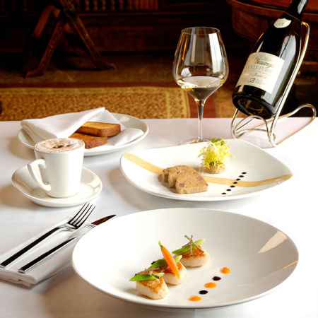 Чашка чайная «Монако Вайт»; фарфор; 227мл; D=8.5,H=8,L=12см; белый