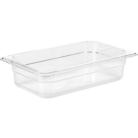 Гастроемкость (1/4); поликарбонат; 1.7л; H=6.5,L=26.5,B=16.2см; прозр.
