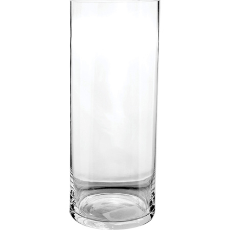 Ваза для цветов «Цилиндр»; стекло; D=12,H=32.5см; прозр.