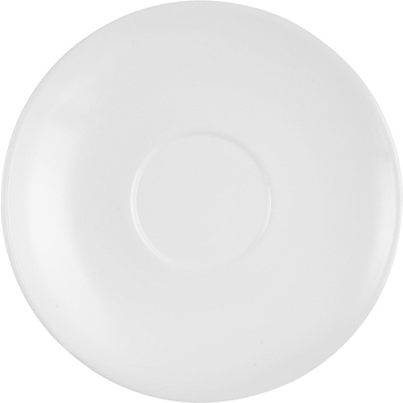 Блюдце «Ресторан»; стекло; D=14,H=1.5см; белый