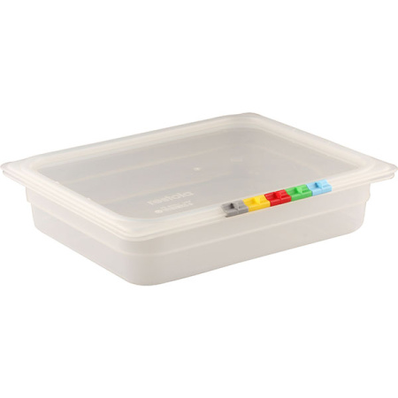 Гастроемкость (1/2); полипроп.; H=6.5,L=32.5,B=26.5см; прозр.