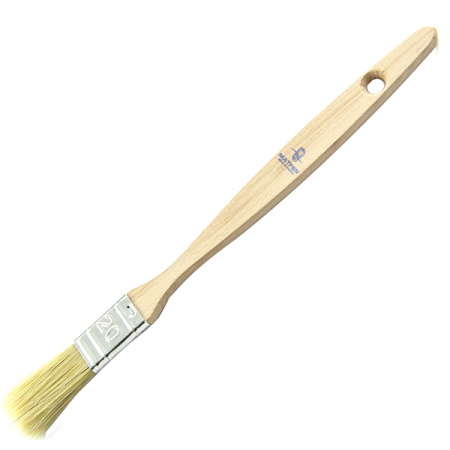 Кисточка кондит.; дерево,щетина натур.; L=220,B=20мм; бежев.,металлич.