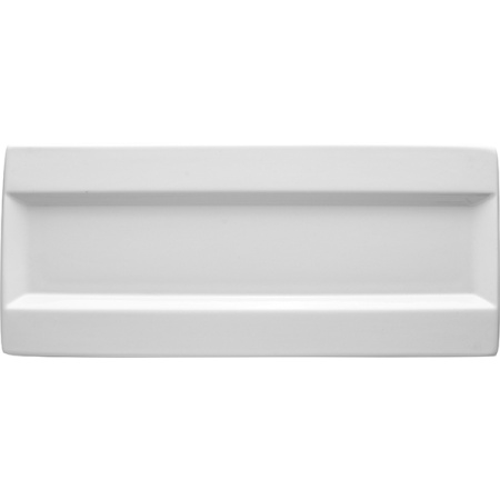 Блюдо прямоуг. «Фрейм»; фарфор; L=35.5,B=15.3см; белый