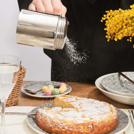 Тарелка мелкая «Ин Блэк»; фарфор; D=25.3см; белый,черный