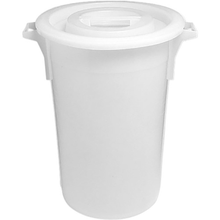 Контейнер для хран.прод-тов; полиэтилен; 45л; D=42,H=42,L=48,B=42см; белый