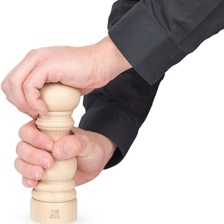 Мельница для перца метал.мех.; дерево,металл; D=5.5,H=18см; св. дерево