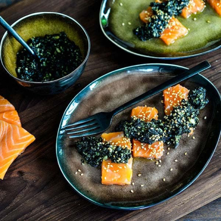 Тарелка овал. «Пьюр»; керамика; L=20,B=17см; серый