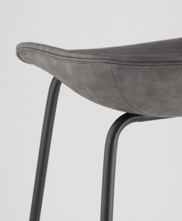 Стул барный Beetle Lite PU серый