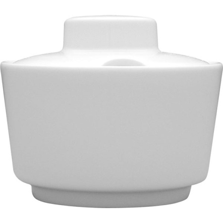 Сахарница «Кашуб-хел»; фарфор; 400мл; D=12,H=10см; белый