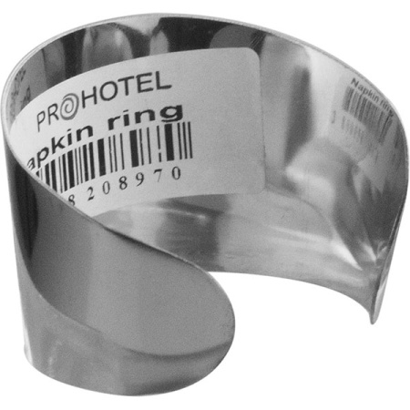 Кольцо для салфеток; сталь нерж.; металлич.