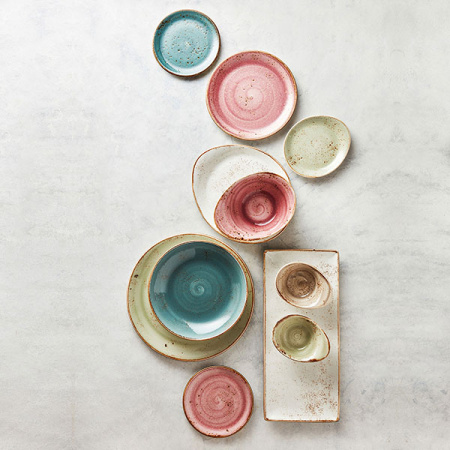 Тарелка мелкая «Крафт»; фарфор; D=25.5,H=2,L=25.5,B=20.5см; белый