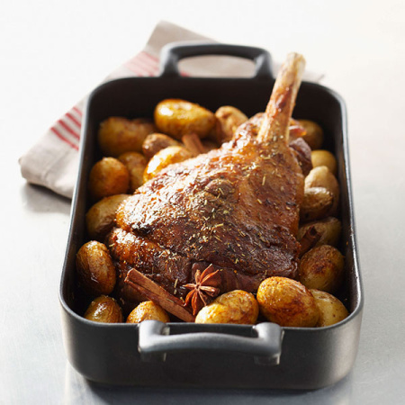 Форма для запекания «Бель Кузин»; фарфор; 450мл; H=4,L=20,B=10.5см; черный