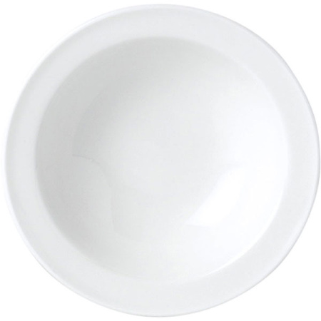 Салатник для фруктов «Симплисити Вайт»; фарфор; 275мл; D=16.5,H=5см; белый