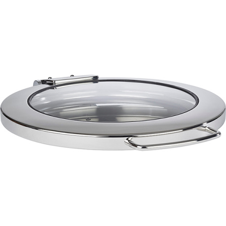 Мармит круглый с крышкой; ; сталь нерж.,стекло; 6л; H=33,L=44,B=54см