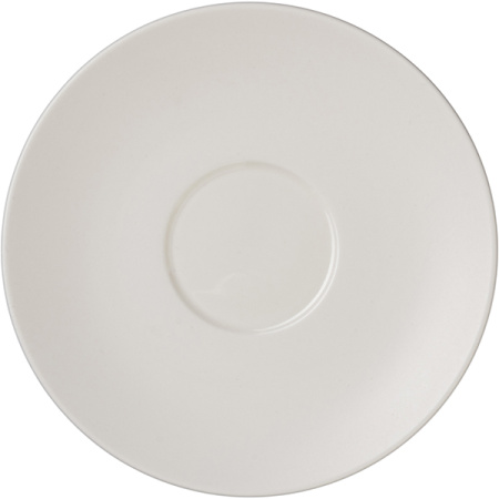 Блюдце «Олеа»; фарфор; D=16.3,H=2см; белый