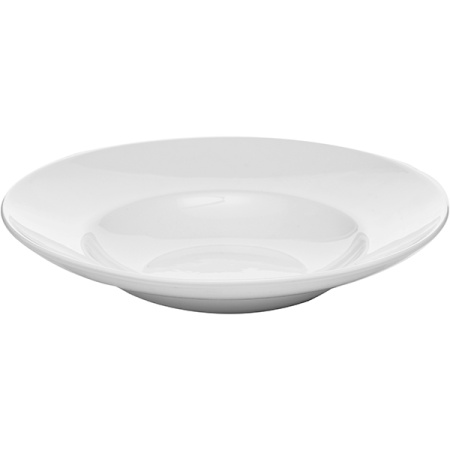 Тарелка для пасты «Монако Вайт»; фарфор; 420мл; D=26.2,H=4см; белый