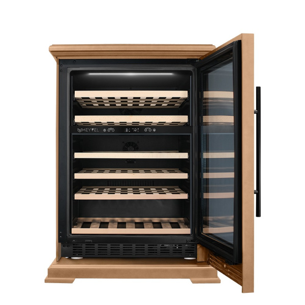 Винный шкаф Meyvel MV46PRO-KBT2 обшитый деревом