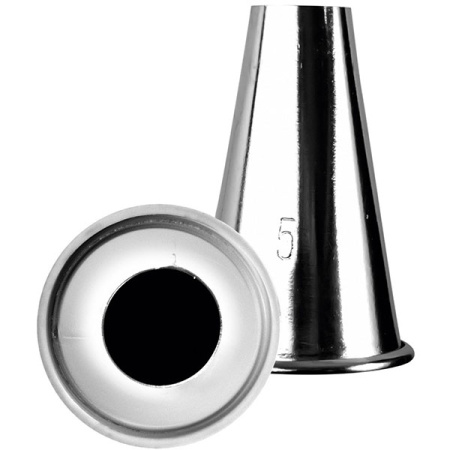 Насадка конд. «Круг»; сталь нерж.; D=35/15,H=55мм; металлич.