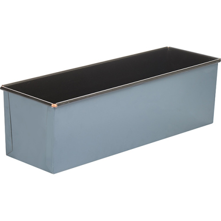 Форма для выпечки хлеба «Экзопан»; сталь,антиприг.покр.; H=14,L=40,B=14см; серый