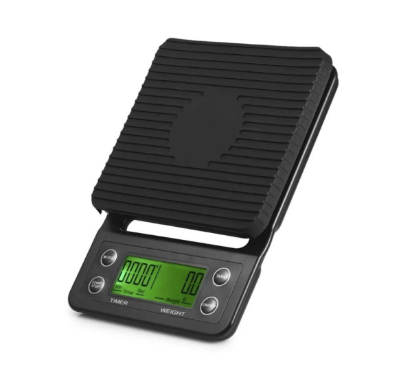 Весы Timer Scale с таймером, черный