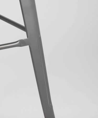 Стул барный TOLIX серебристый матовый