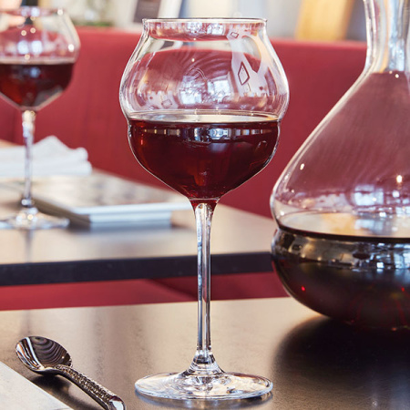 Бокал для вина «Макарон»; хр.стекло; 400мл; D=93,H=200мм; прозр.