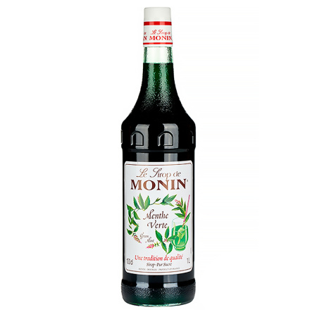 Сироп Monin Зеленая мята стекло 1 л
