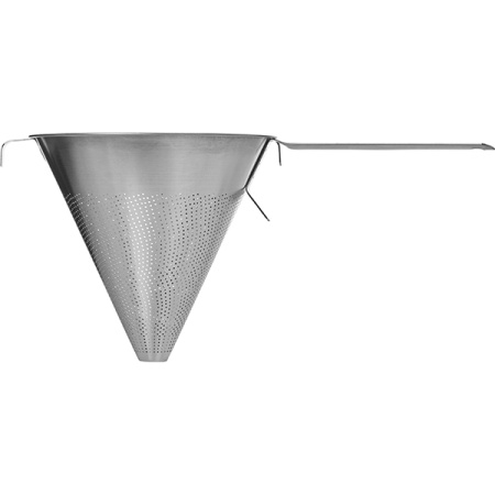 Дуршлаг; сталь нерж.; D=25,H=25,L=40см; металлич.