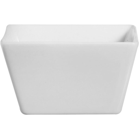 Салатник «Микс-ап»; фарфор; 200мл; H=4.5,L=8.5,B=8.5см; белый