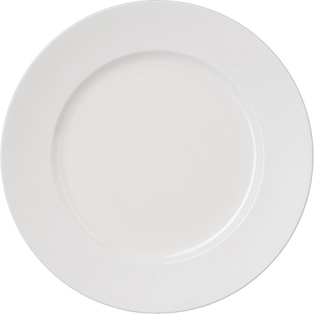 Тарелка «Олеа»; фарфор; D=25.5,H=2.5см; белый
