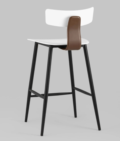 Стул полубарный ANT белый