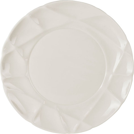 Тарелка  мелкая «Саксэшен»; фарфор; D=26,H=2.8см; белый