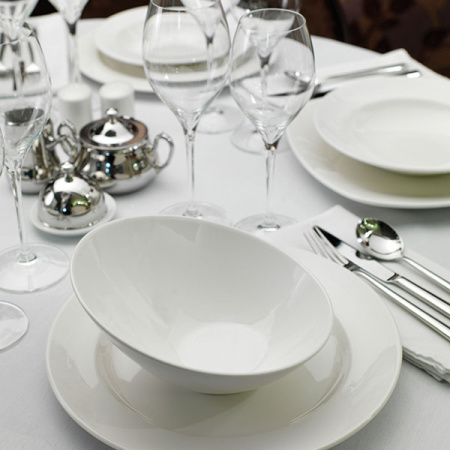 Тарелка пирожковая квадратная «Монако Вайт»; фарфор; H=1.6,L=14,B=14см; белый