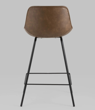 Стул полубарный TEXAS экокожа коричневый