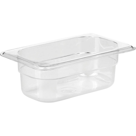 Гастроемкость (1/9); поликарбонат; 0.6л; H=6.5,L=17.6,B=10.8см; прозр.