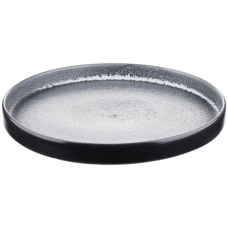 Блюдо «Млечный путь»; фарфор; D=28см; черный