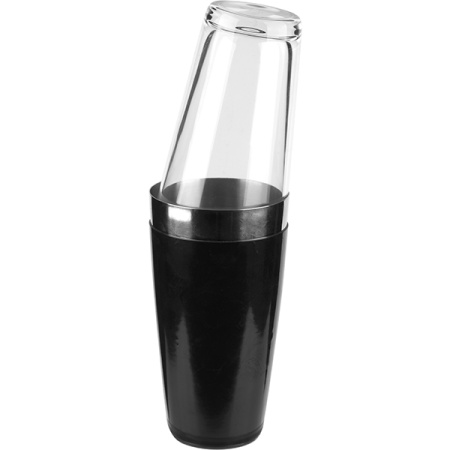 Шейкер Бостон ILSA 500мл нержавеющая сталь черный