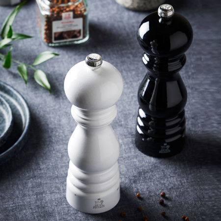 Мельница для соли мех. метал; дерево; D=5.6,H=18см; черный