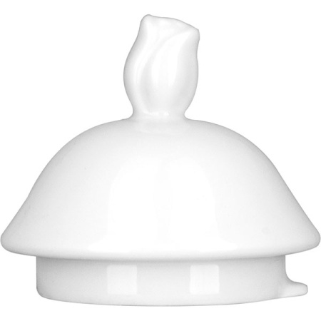 Крышка для кофейника 2674 «Афродита»; фарфор; D=7,H=6см; белый