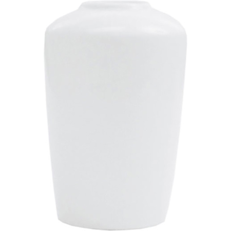 Ваза для цветов «Симплисити вайт-Хармони»; фарфор; D=7,H=9.7см; белый