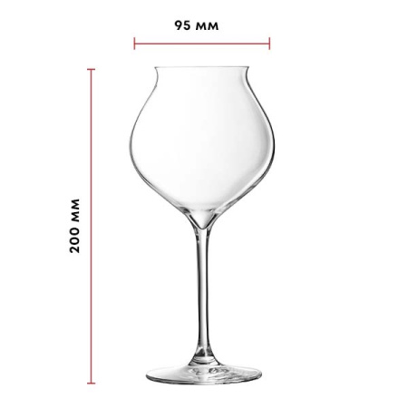 Бокал для вина «Макарон Фасинейшн»; хр.стекло; 400мл; D=95,H=200мм; прозр.