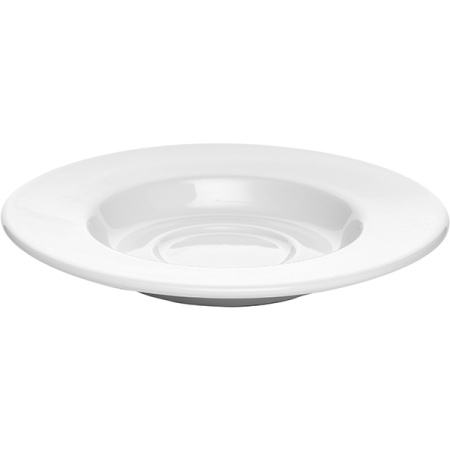 Блюдце «Монако Вайт»; фарфор; D=16,H=2см; белый