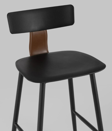Стул полубарный ANT черный