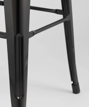 Стул барный TOLIX черный глянцевый